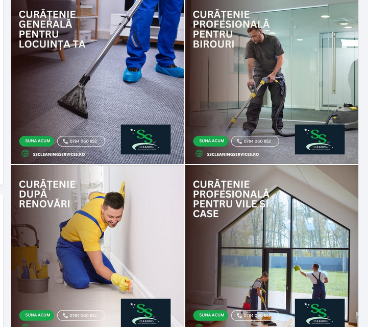 SS Custom Cleaning Services SRL: Servicii Profesionale de Curățare a Canapelelor și Mochetei