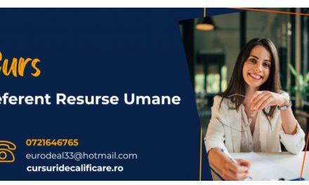 Devino Inspector Resurse Umane cu Centrul de Formare Profesională Eurodeal