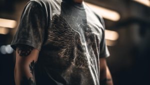 Cum poți adăuga textură pe un tricou personalizat