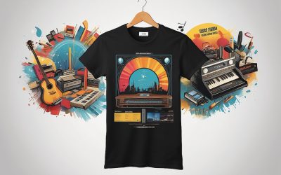 Pot personaliza tricouri pentru o trupă muzicală?
