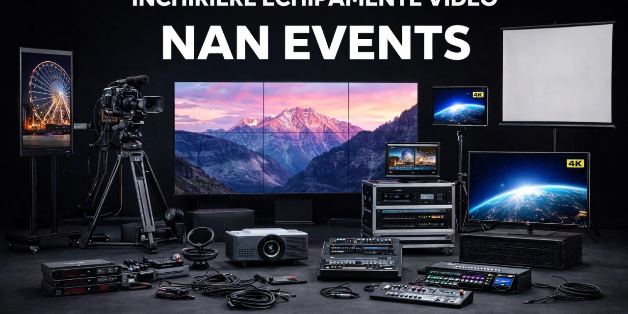 Închirierea de echipamente video – soluția smart pentru evenimente