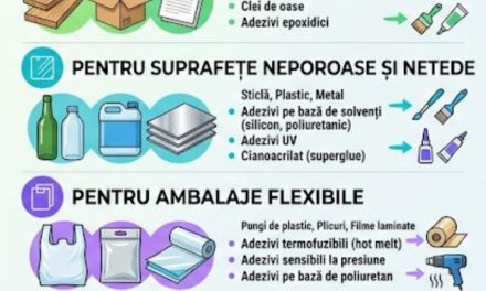 Adezivul potrivit pentru fiecare tip de suprafata si ambalaj