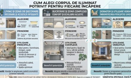 Cum alegi corpul de iluminat potrivit pentru fiecare incapere