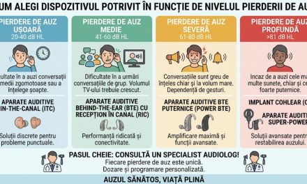 Cum alegi dispozitivul potrivit in functie de nivelul pierderii de auz