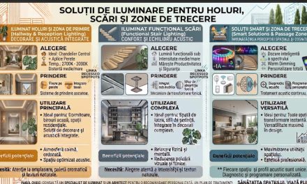 Solutii de iluminare pentru holuri, scari si zone de trecere