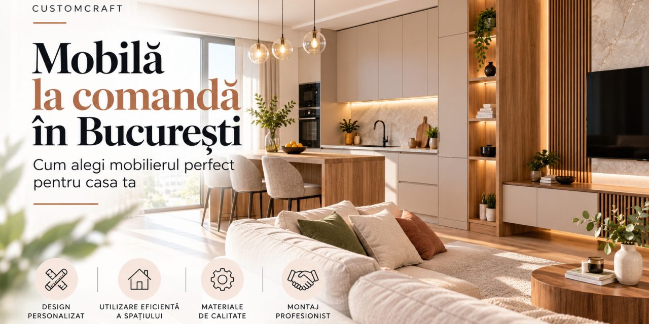 Mobilă la comandă în București: cum alegi mobilierul perfect pentru casa ta