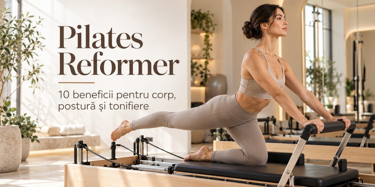 Pilates Reformer: 10 beneficii pentru corp, postură și tonifiere
