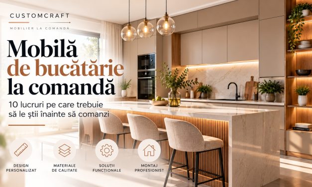 Mobilă de bucătărie la comandă: 10 lucruri pe care trebuie să le știi înainte să comanzi